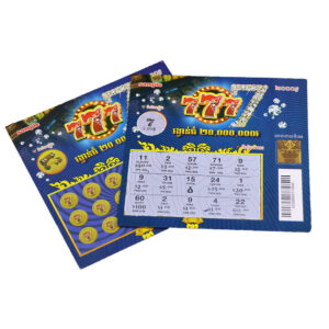 2025 New Design Hot Selling CustomPrinting Scratch Off Cards Raffle Tickets Scratch Off Lottery Ticket Gambling Games - Image 2