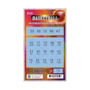 Basketball Luck Scratch Top Million Custom Card Layout Size Black Core Paper Color Digital Printing Lottery Card - Image 2