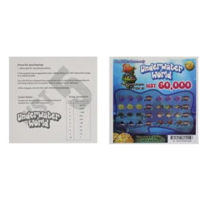 Manufacturer Print Scratch Cards Offset Printing Scratch Win Custom Scratch off Lottery Tickets - Image 3