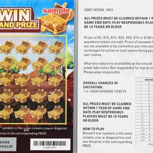 Free Design Custom Scratch Off Cards Lottery Tickets Win Card Scratch Cards CMYK Printing - Image 2